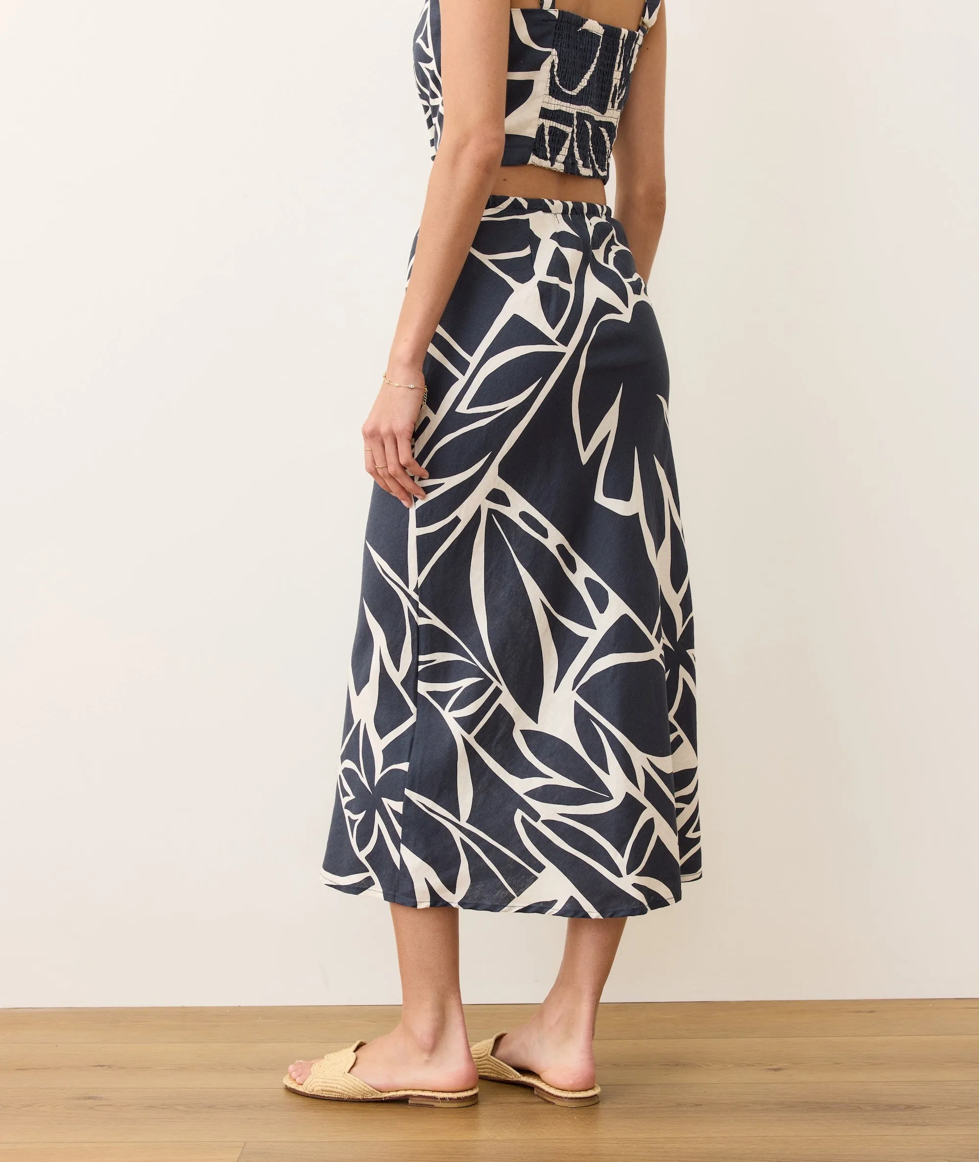 Avery Hemp Midi Skirt