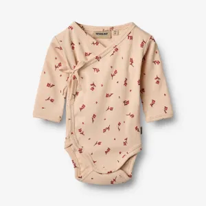 Body Wraparound L/S Chia - rose water flowers