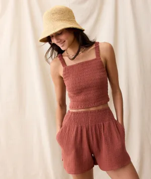 Cali Double Cloth Short