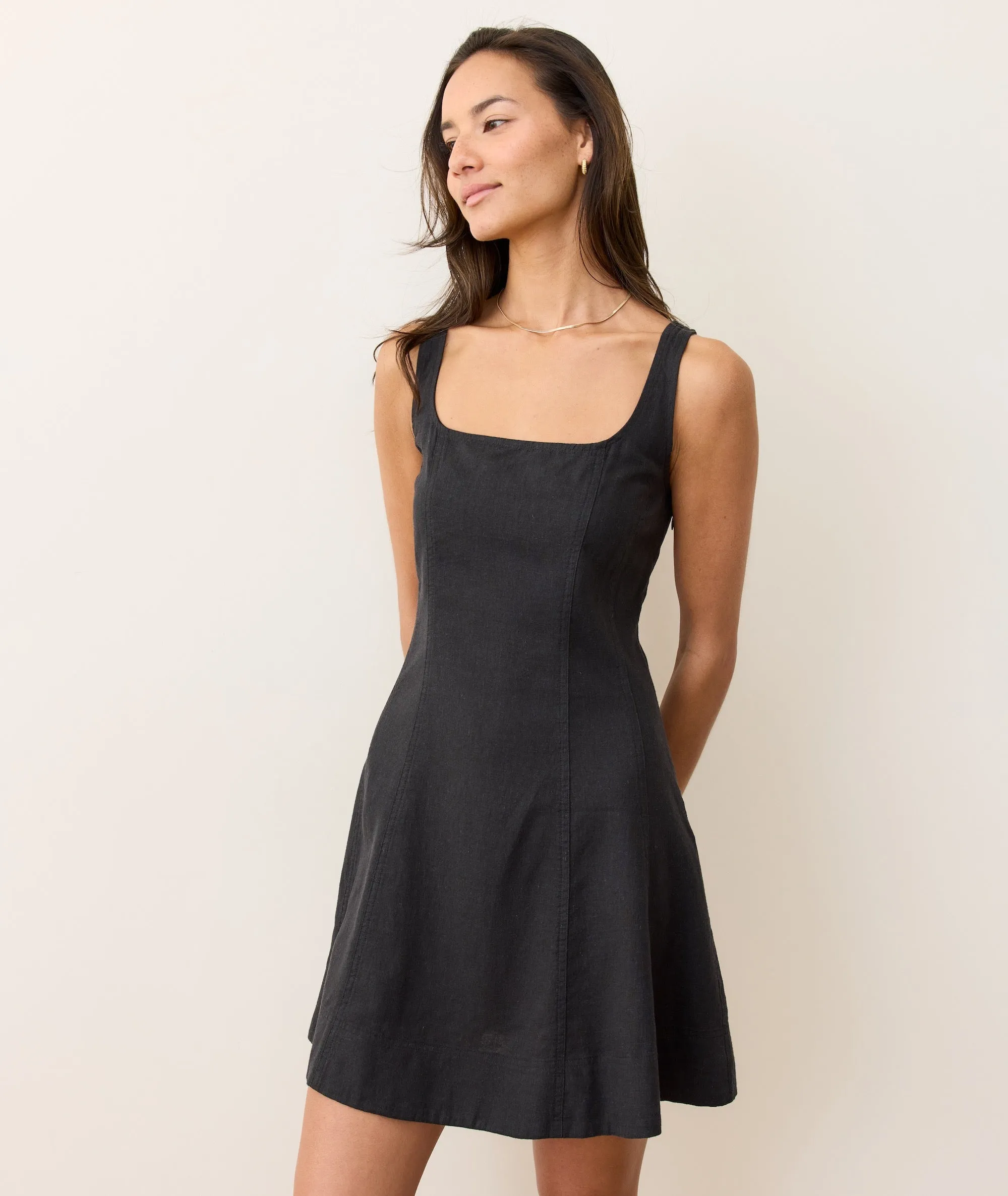 Denisse Hemp Mini Dress