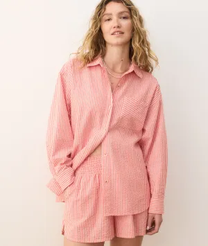 Gracey Oversized Seersucker Shirt