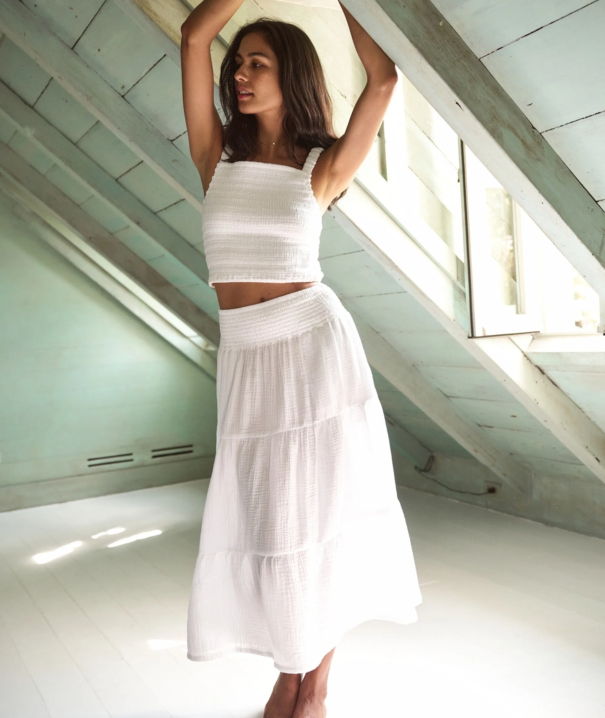 Lila Double Cloth Tank