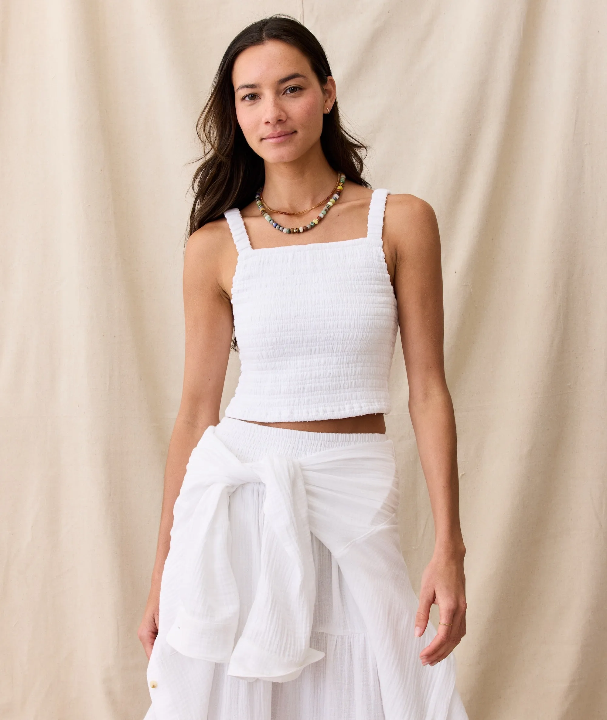 Lila Double Cloth Tank