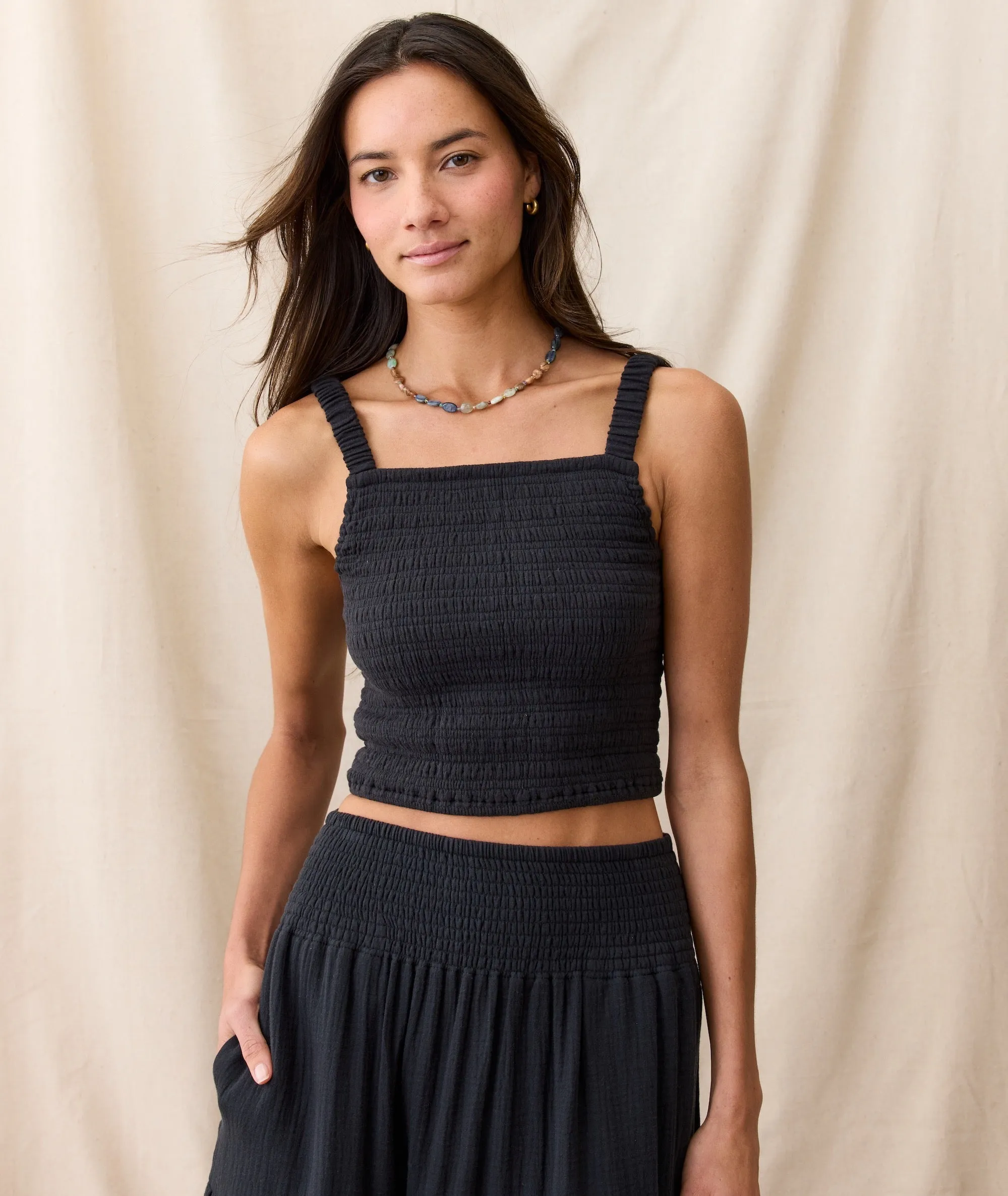 Lila Double Cloth Tank