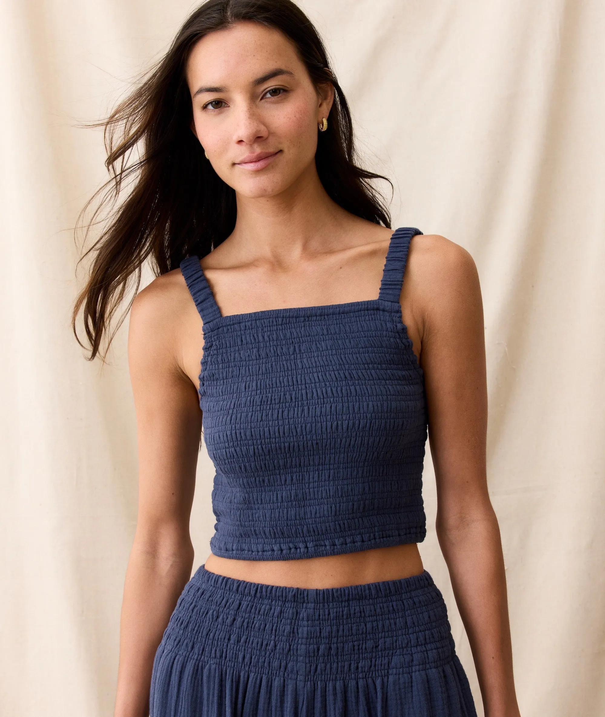 Lila Double Cloth Tank