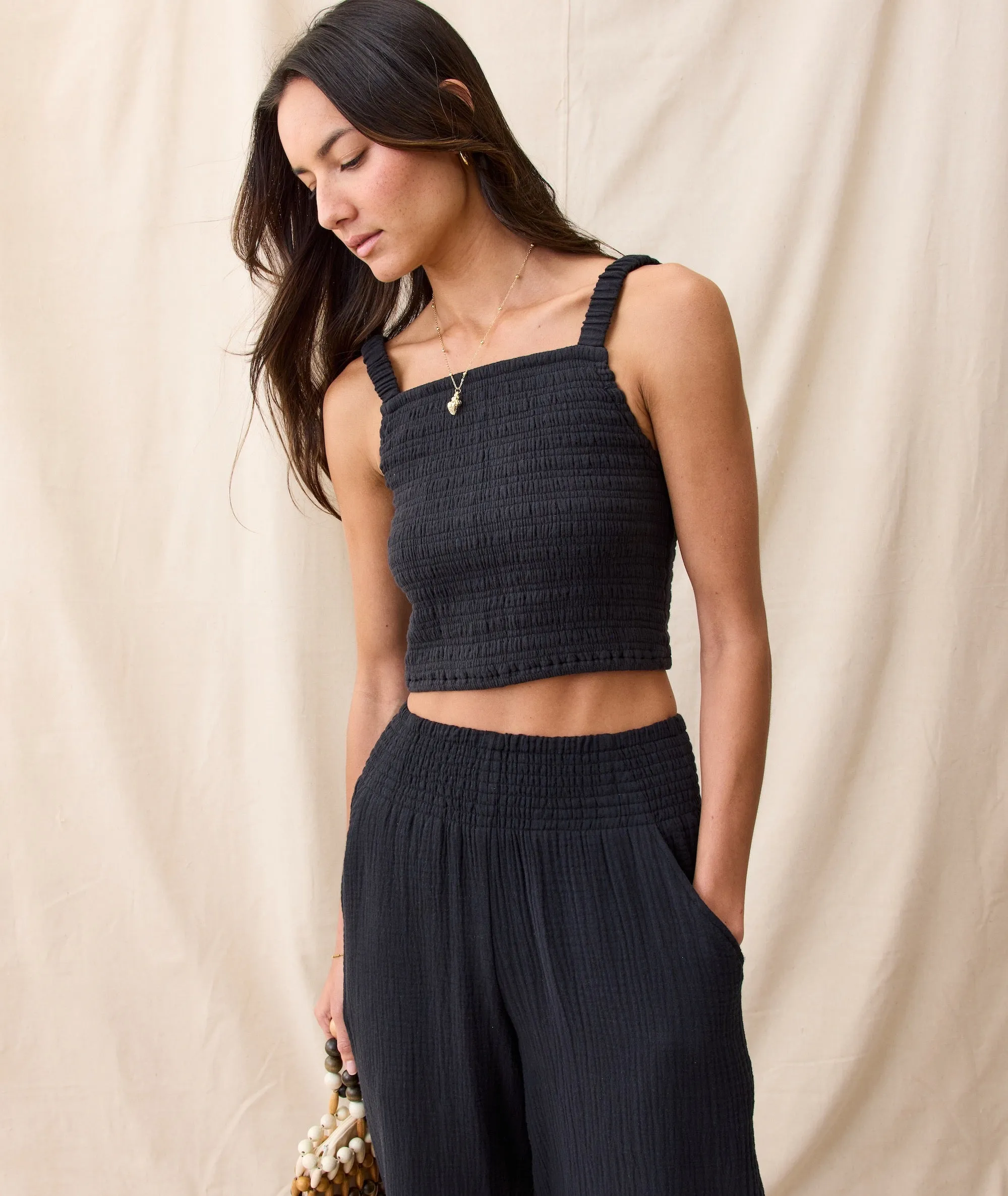 Lila Double Cloth Tank