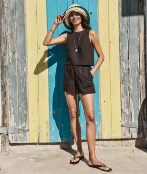 Linen Drawstring Short