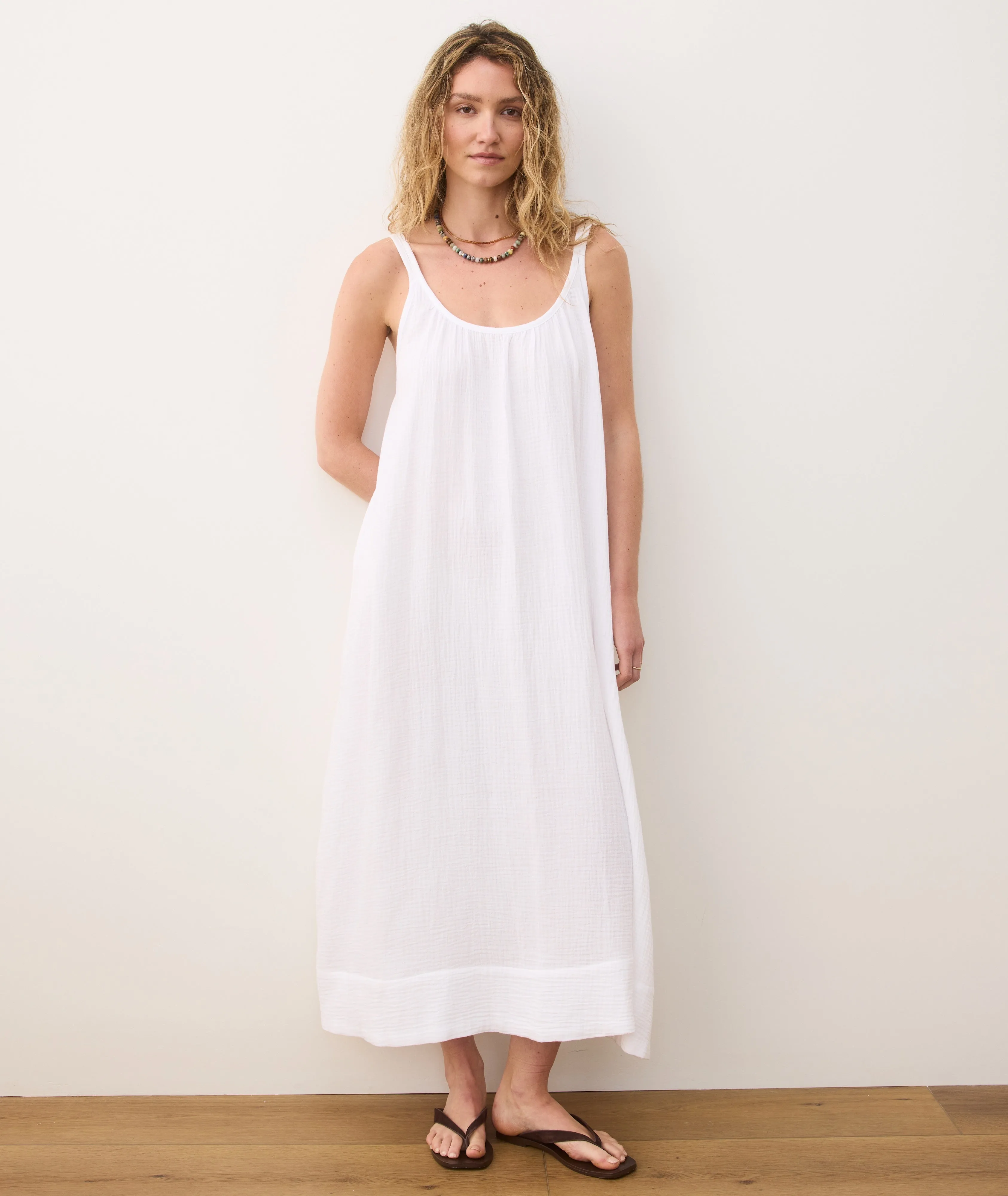 Millie Relaxed Double Cloth Maxi Dress