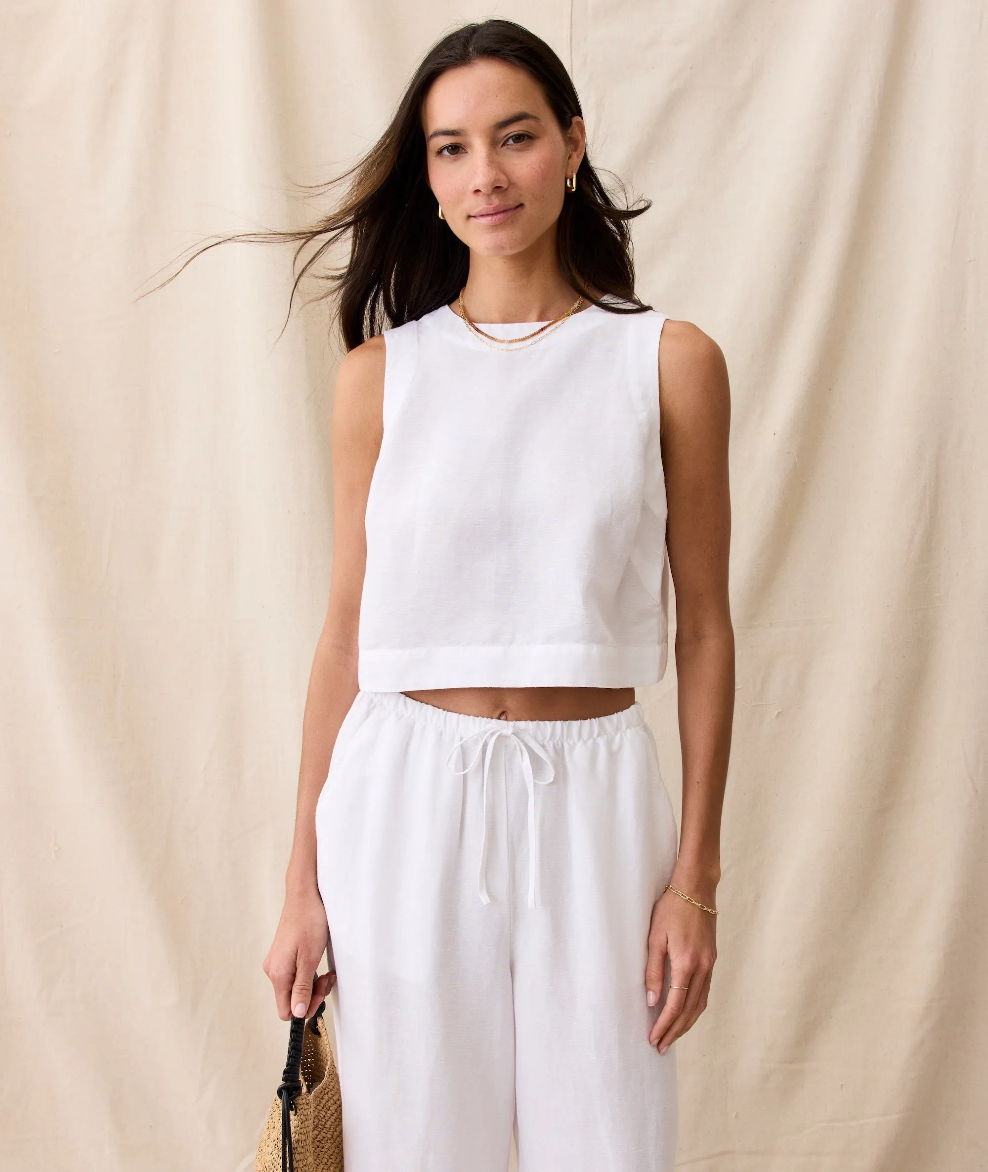 Quinn Linen Tank