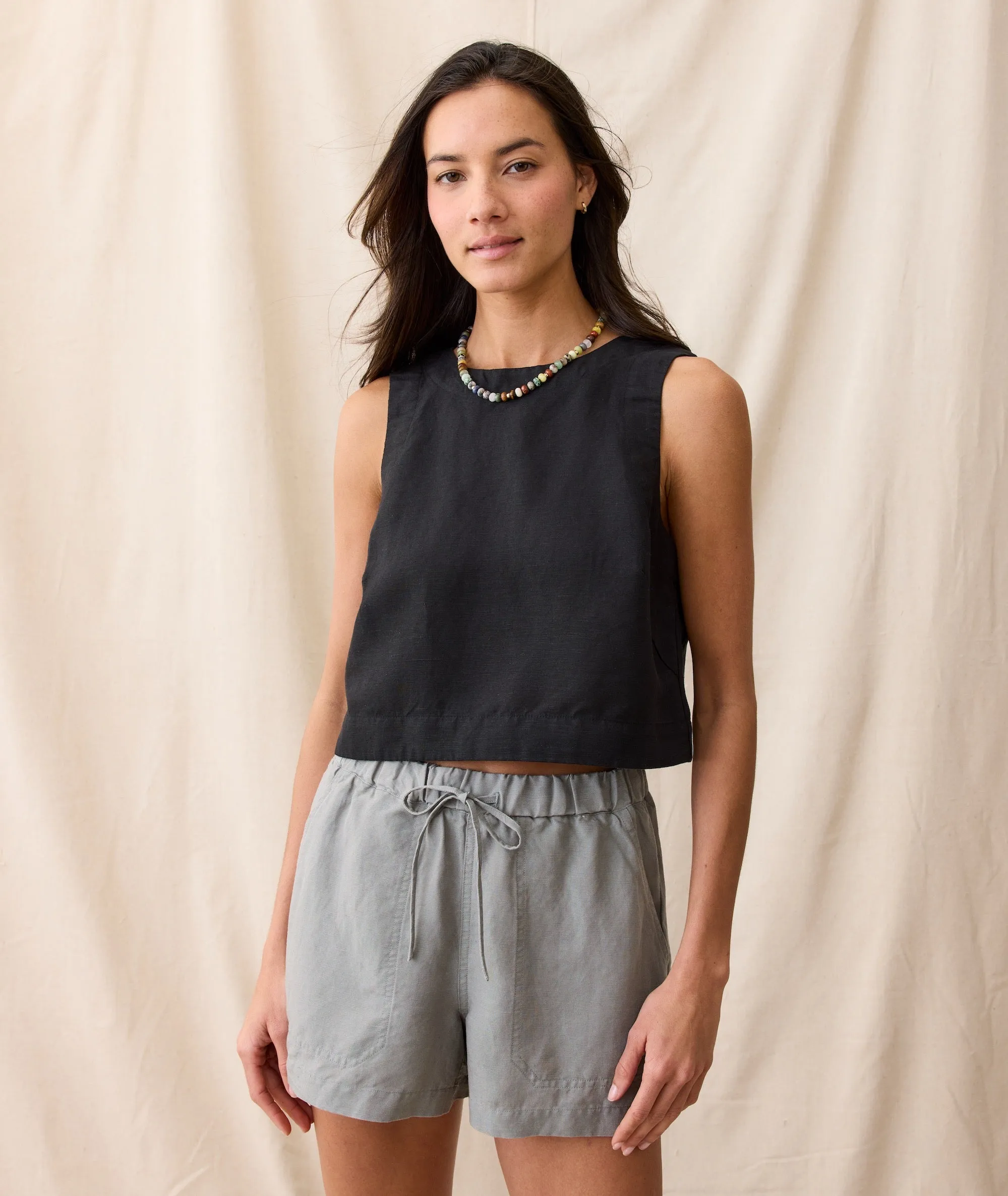 Quinn Linen Tank
