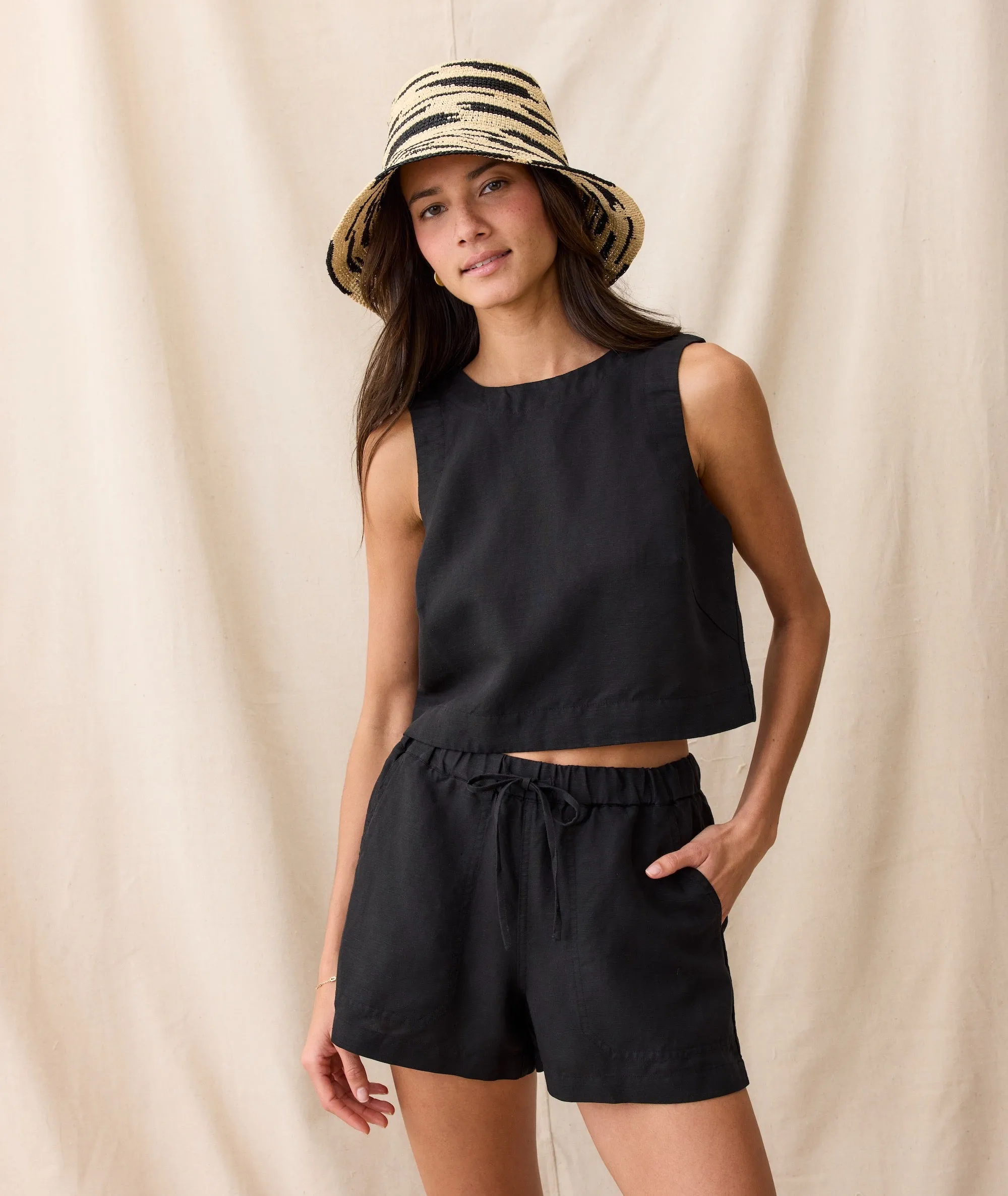Quinn Linen Tank