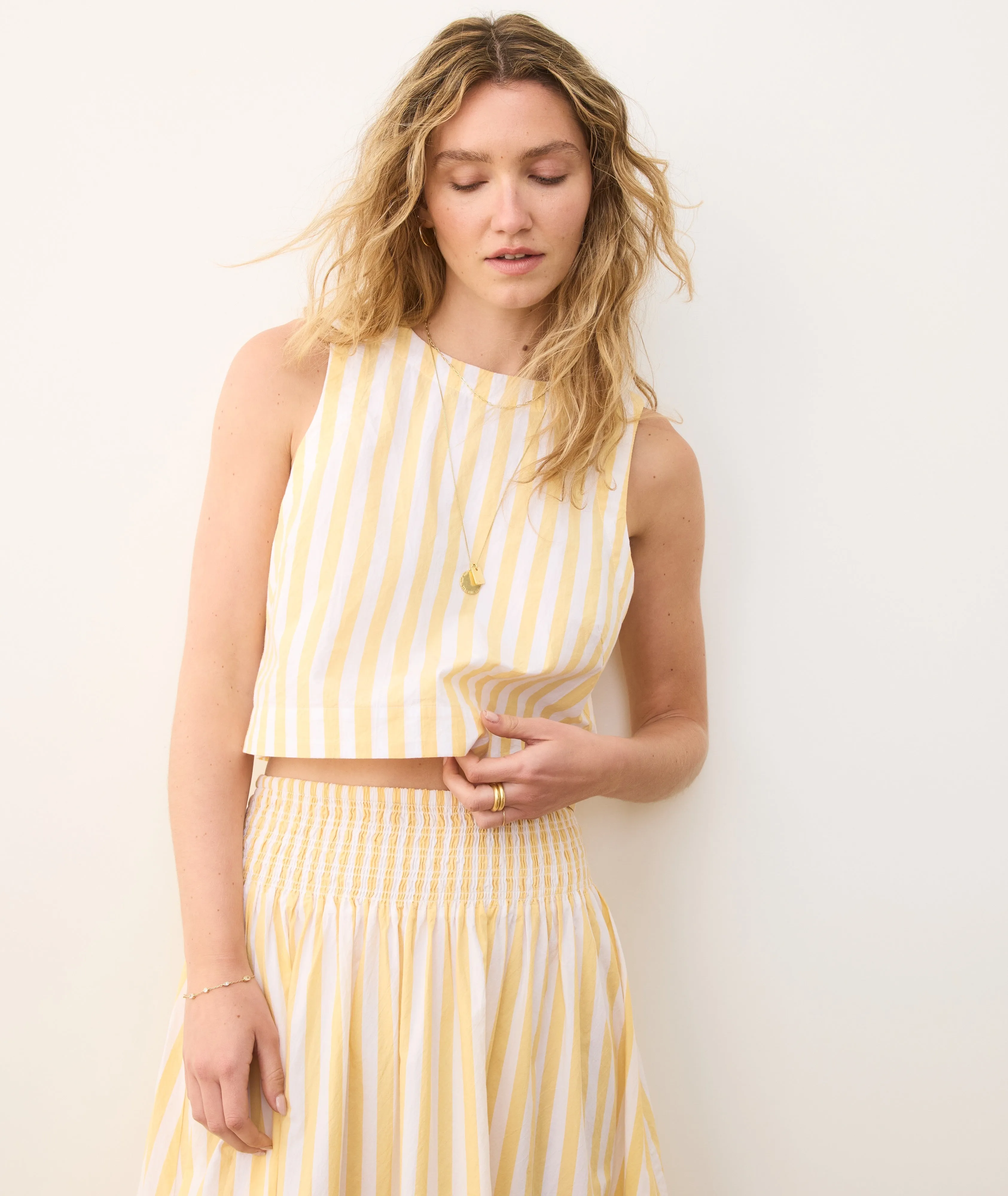 Quinn Poplin Tank