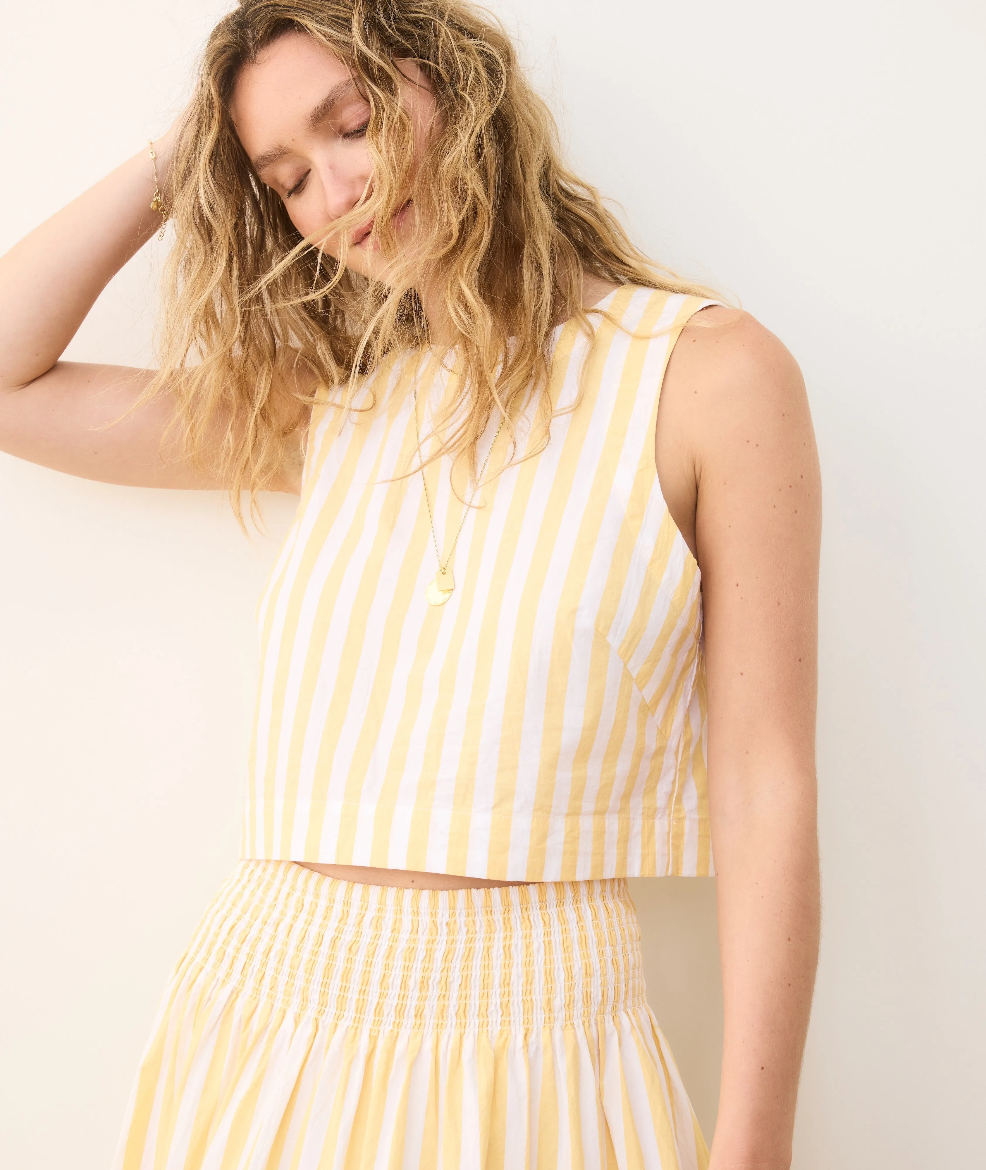 Quinn Poplin Tank