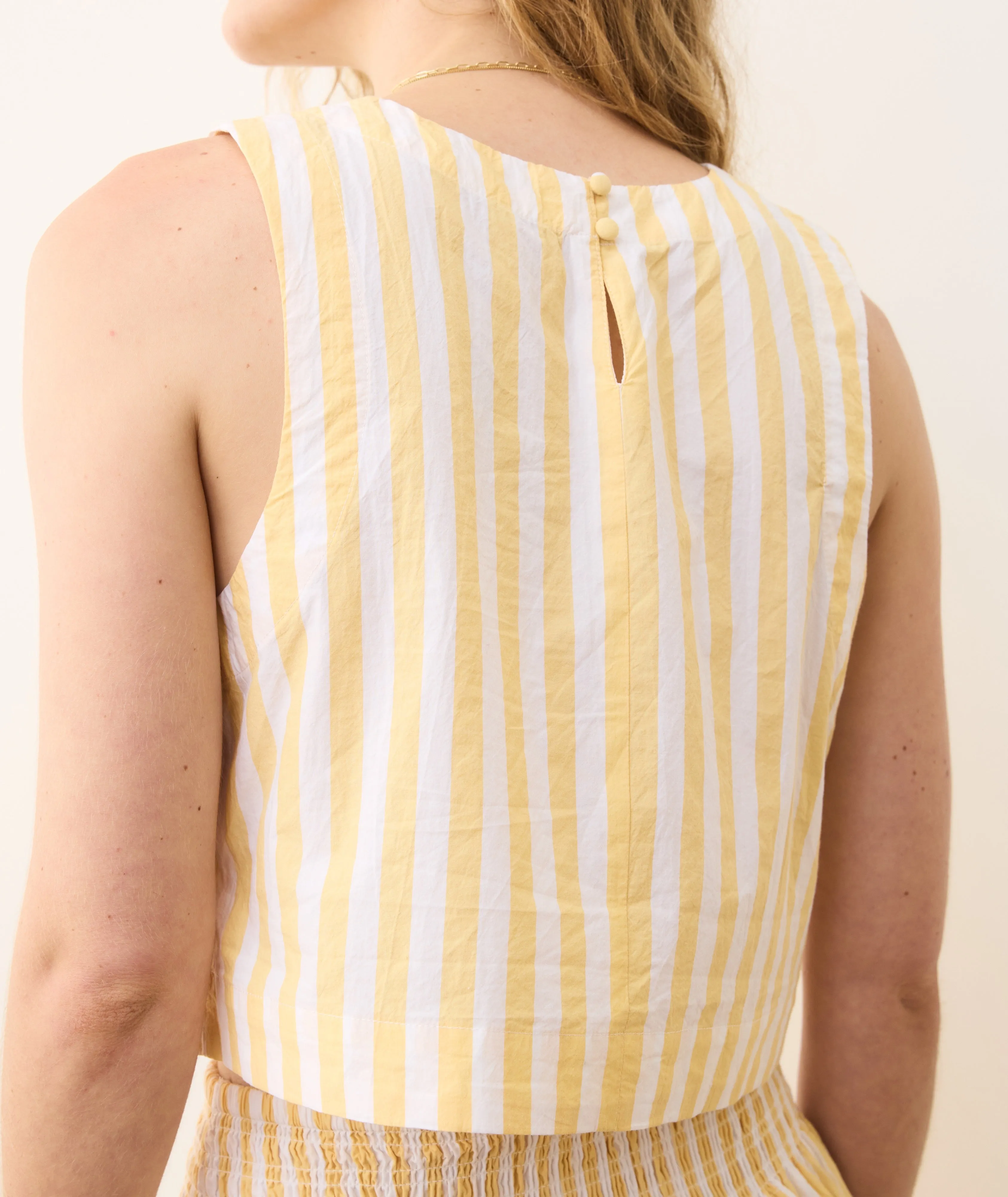 Quinn Poplin Tank