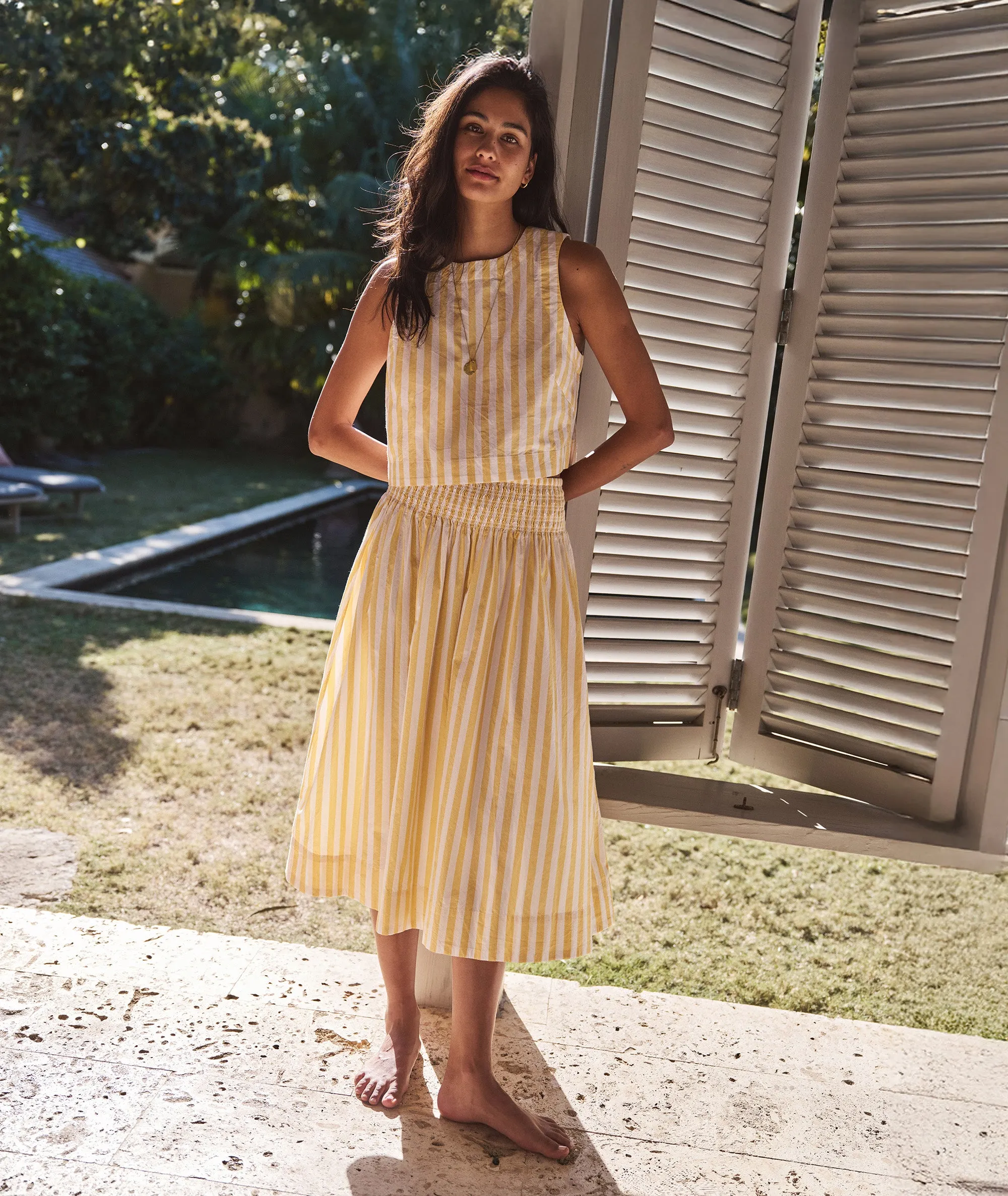 Quinn Poplin Tank