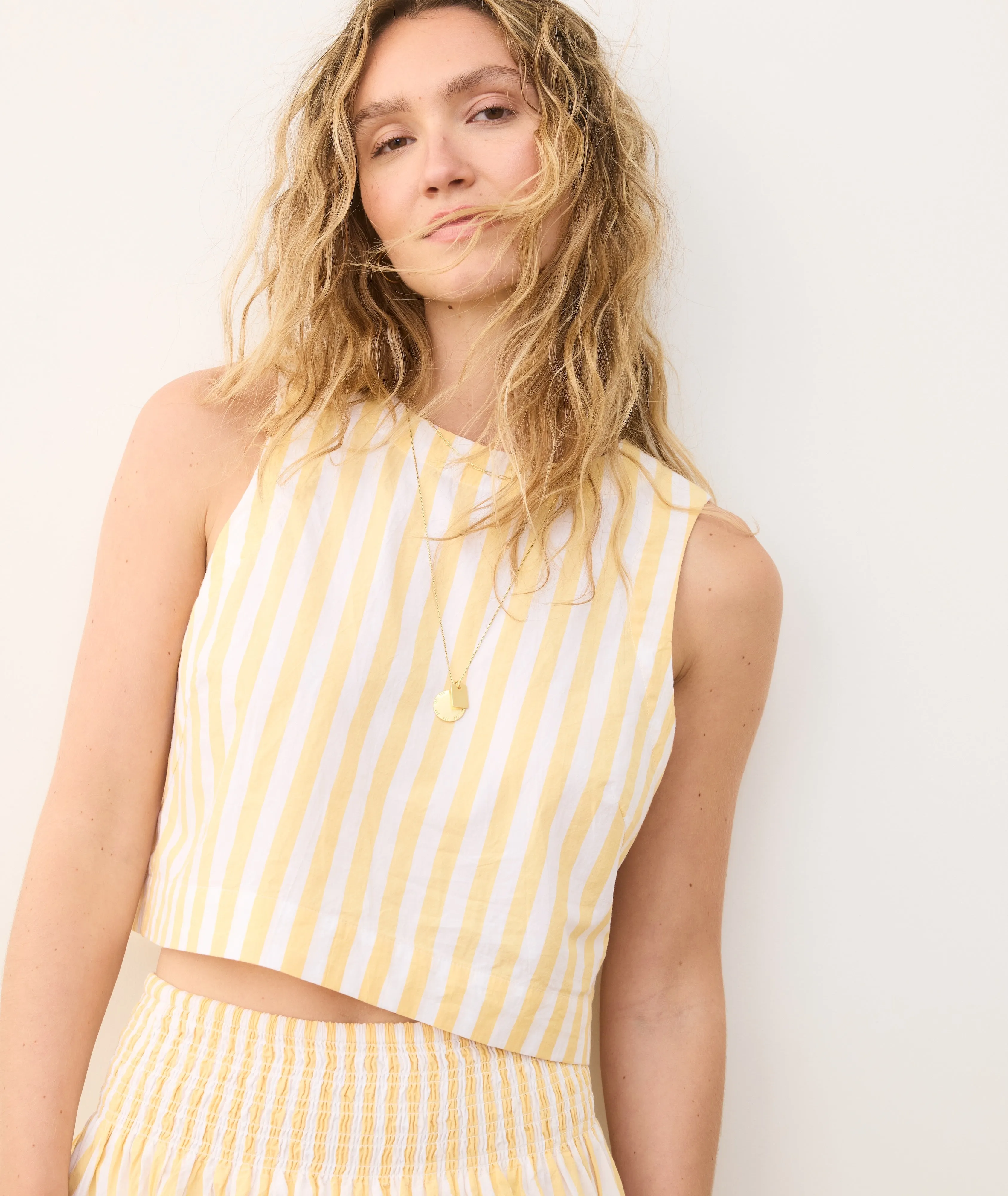 Quinn Poplin Tank