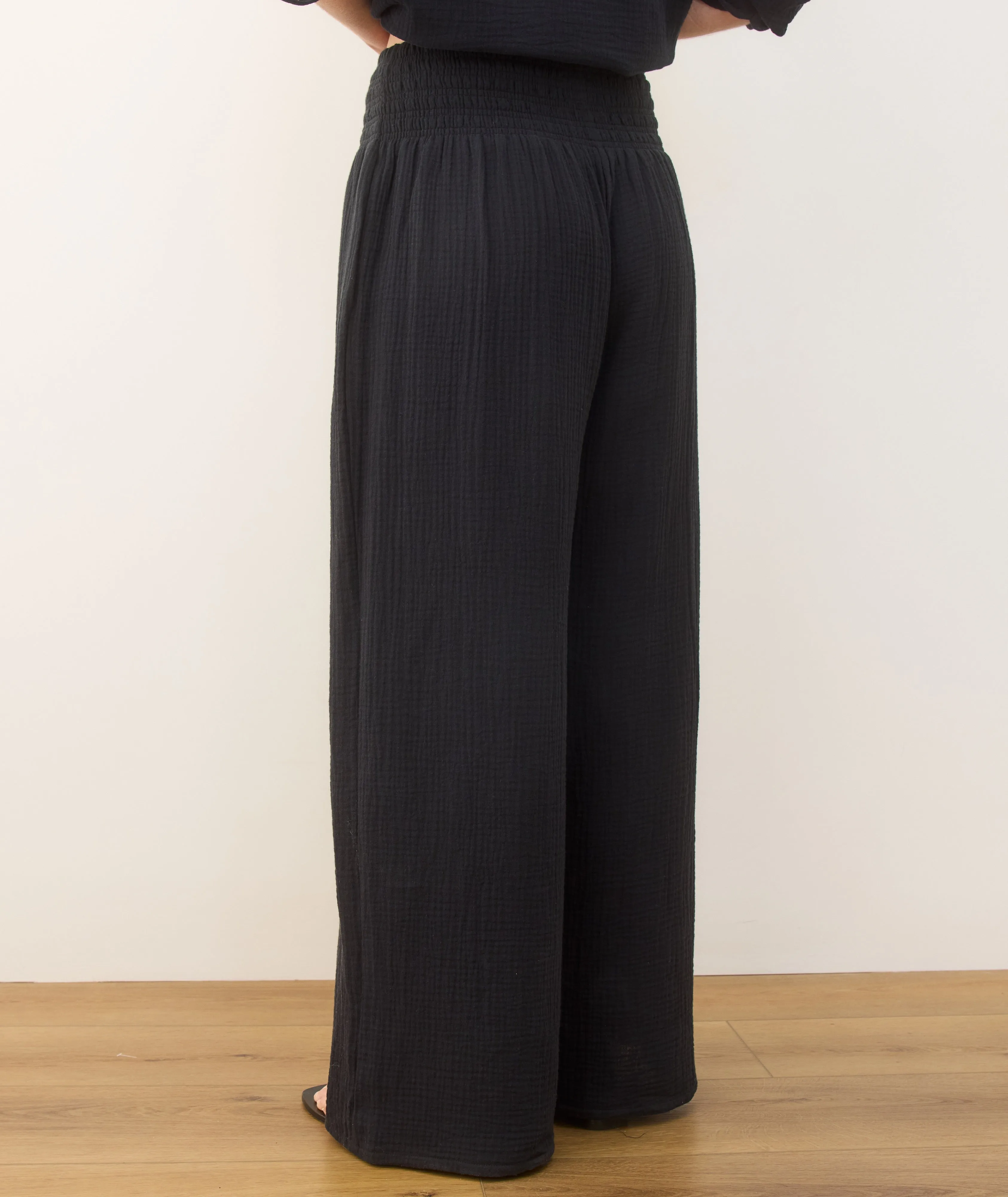 Sophia Double Cloth Palazzo Pant