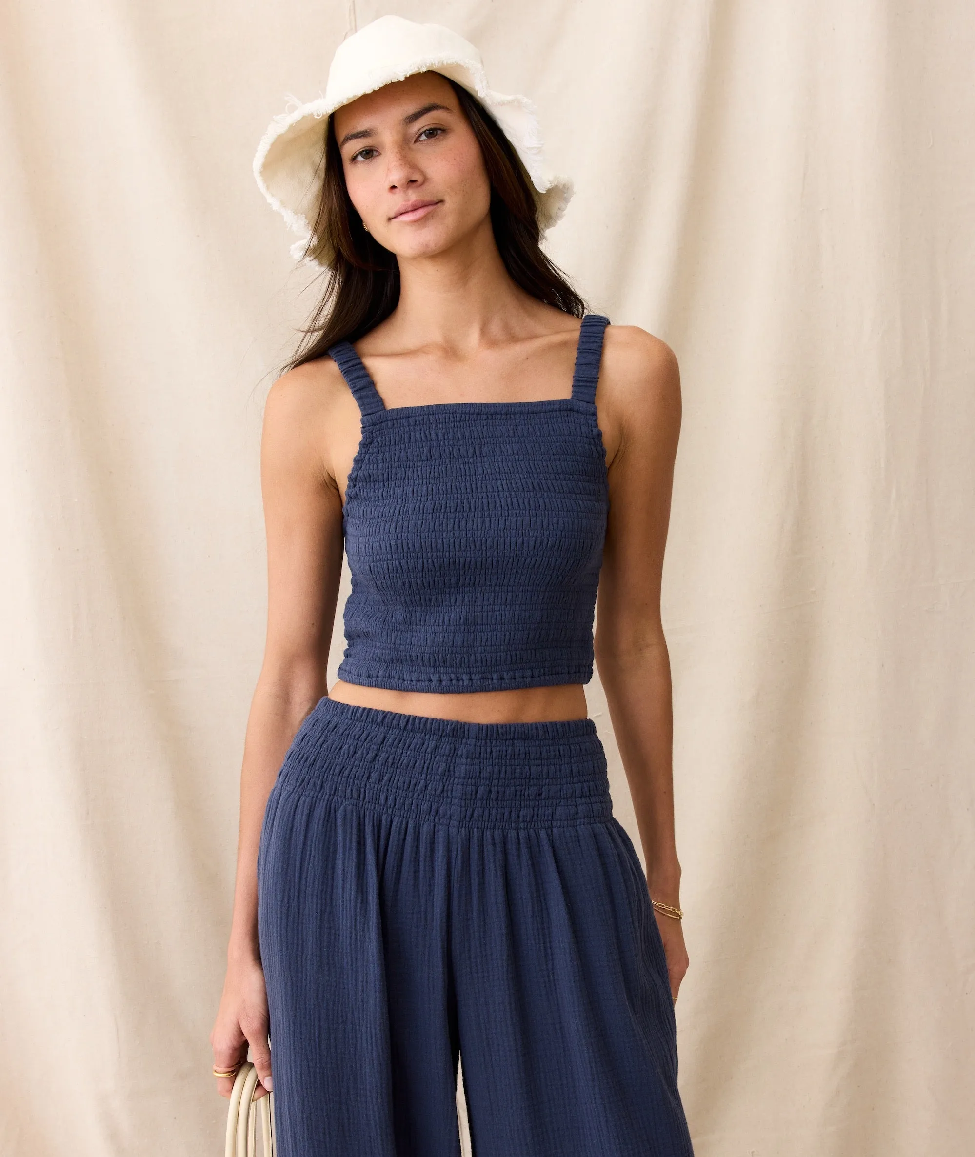 Sophia Double Cloth Palazzo Pant