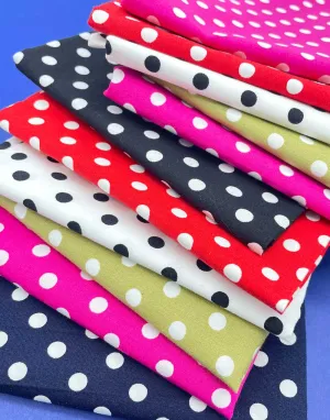 Spotty Cotton Poplin Fabric