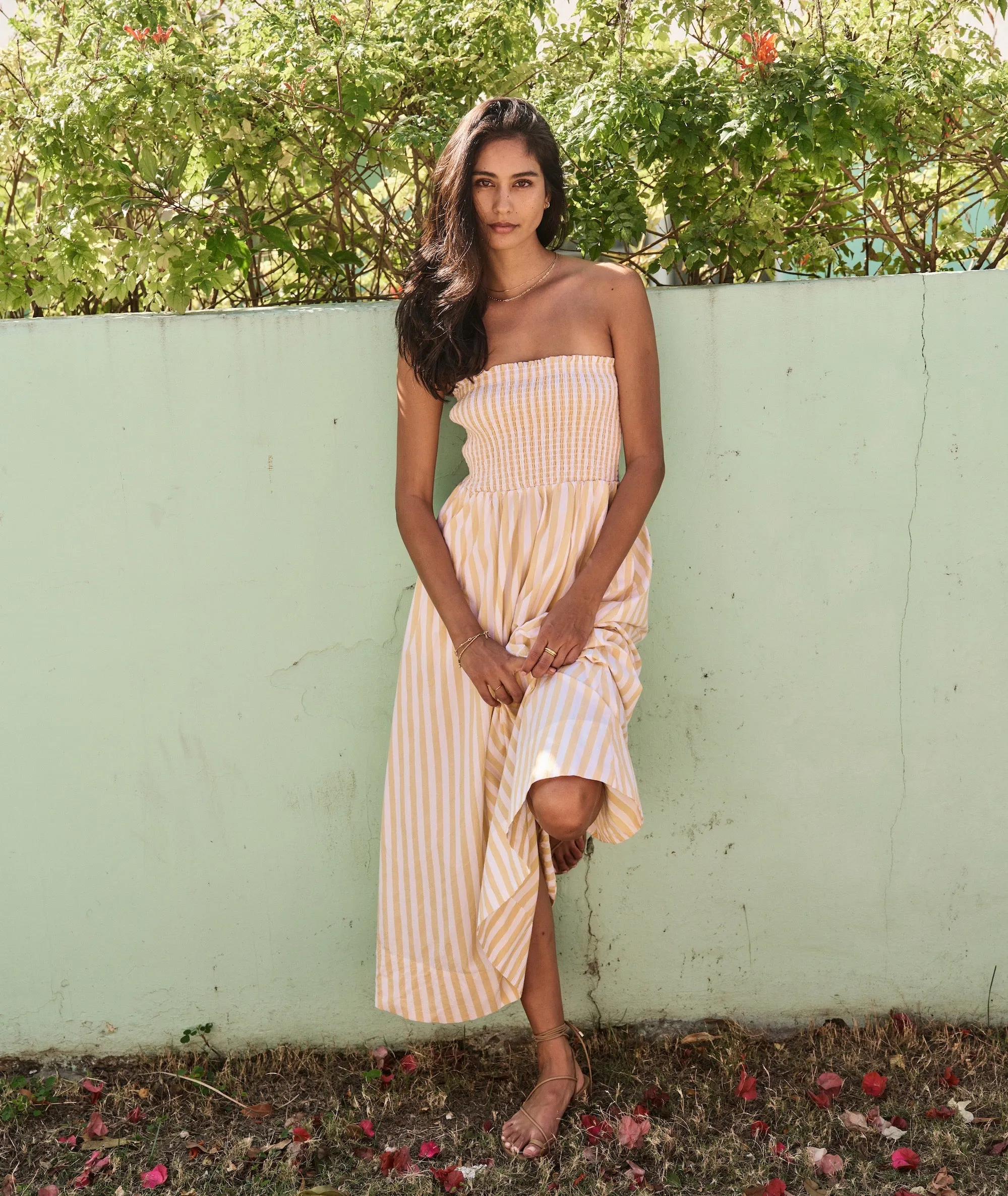 Sutton Strapless Maxi  Dress